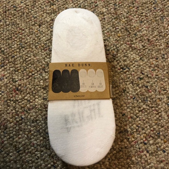 🆕 Rae Dunn Powerful Liner Socks 6 Pack - Picture 6 of 8
